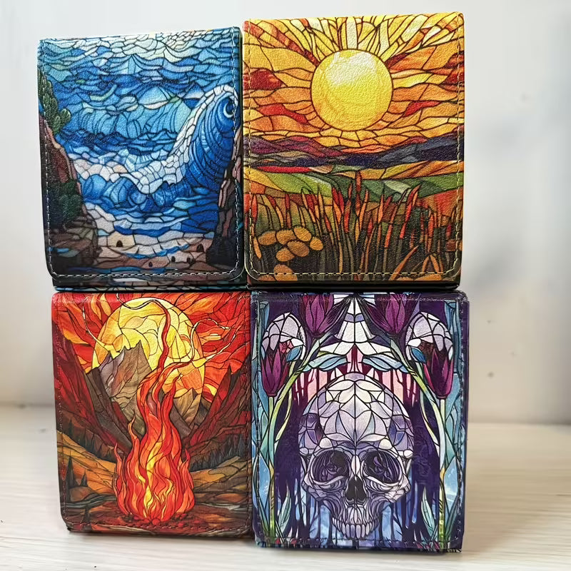 Card Deck Storage Box - multicolor