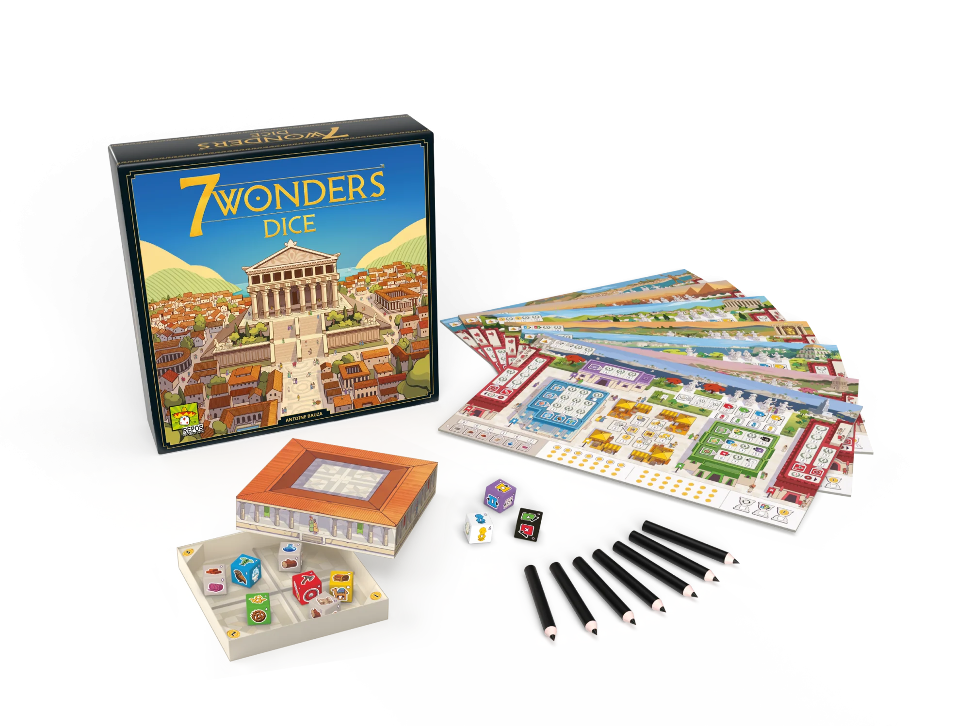 7 WONDERS DICE