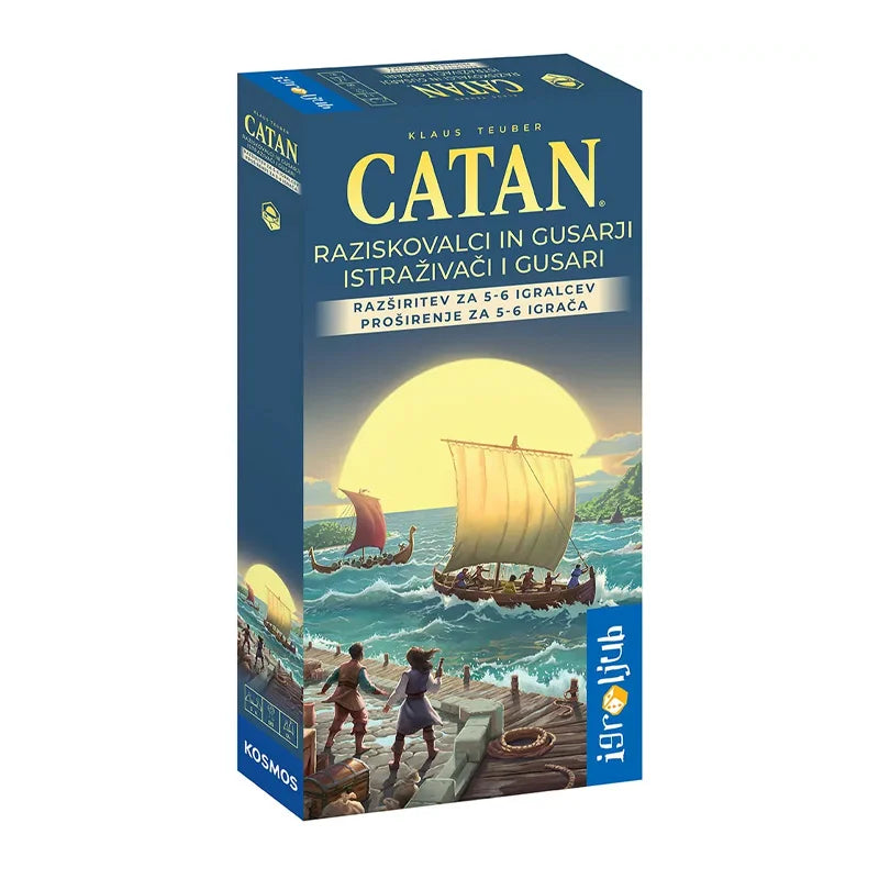 CATAN ISTRAŽIVAČI I GUSARI 5-6 IGRAČA (HR)