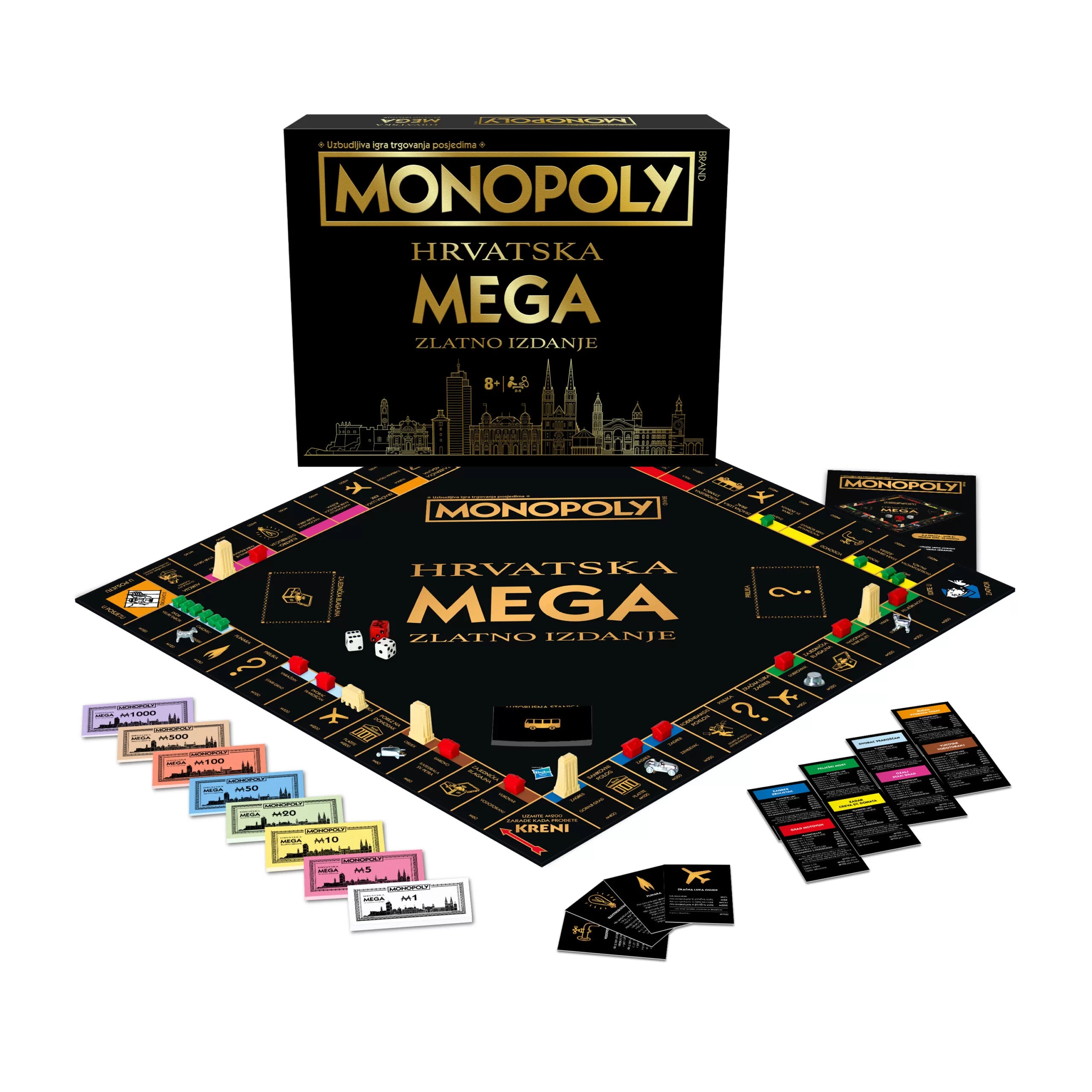MONOPOLY HRVATSKA MEGA ZLATNO IZDANJE (HR)